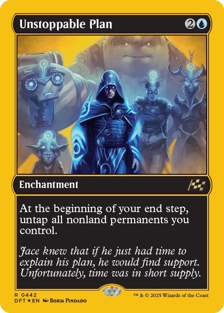 Image for Unstoppable Plan (First-Place Foil) (442) (DFT)