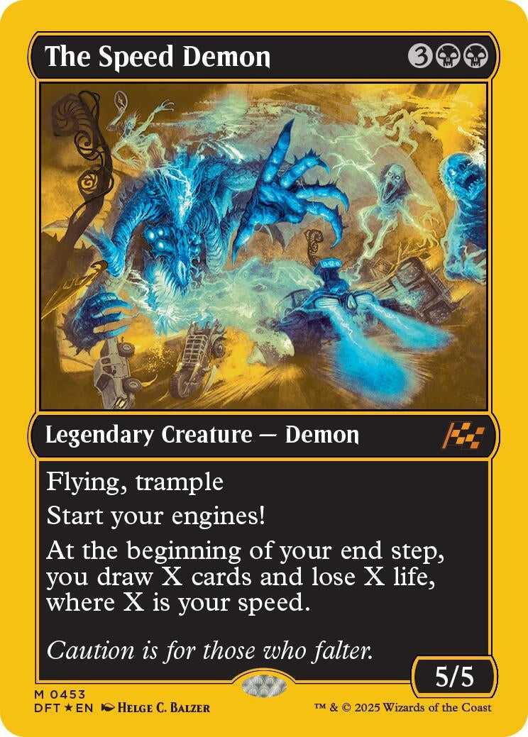 Image for The Speed Demon (First-Place Foil) (453) (DFT)