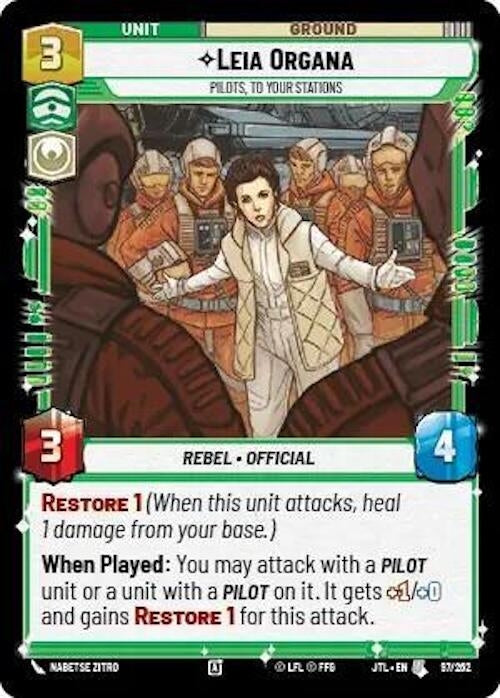 Image for Leia Organa - Pilots, To Your Stations (097/257) [JTL]