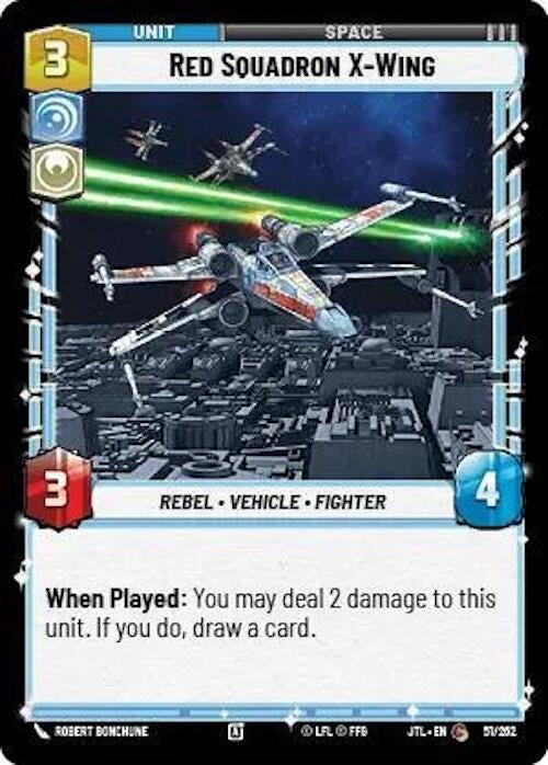 Image for Red Squadron X-Wing (051/257) [JTL]