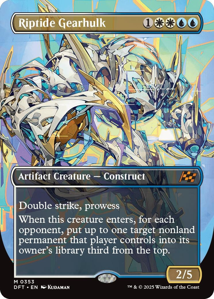 Image for Riptide Gearhulk (Borderless) (353) (DFT)