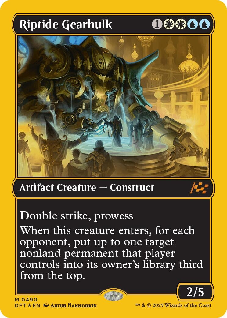 Image for Riptide Gearhulk (First-Place Foil) (490) (DFT)