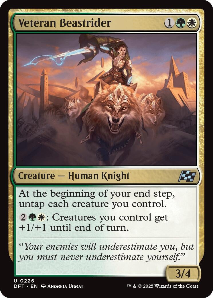 Image for Veteran Beastrider (226) (DFT)