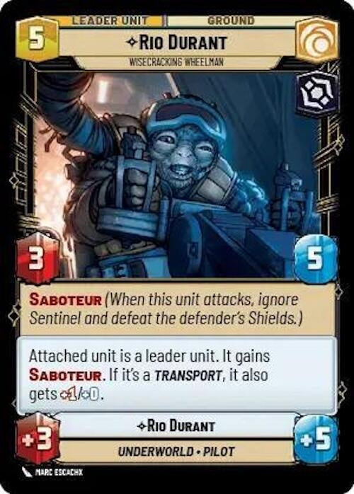 Image for Rio Durant - Wisecrack Wheelman (015/257) [JTL]