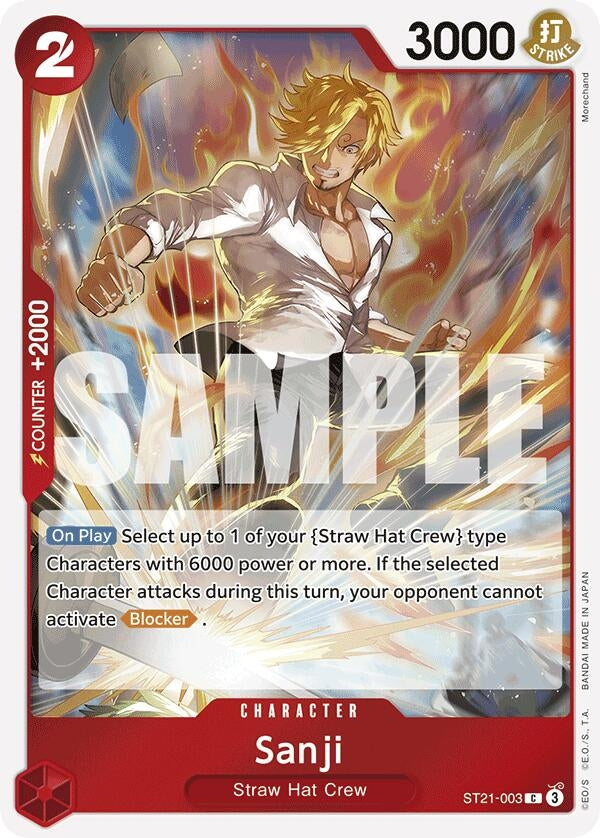 Image for Sanji (ST21-003) [Starter Deck EX: Gear 5]