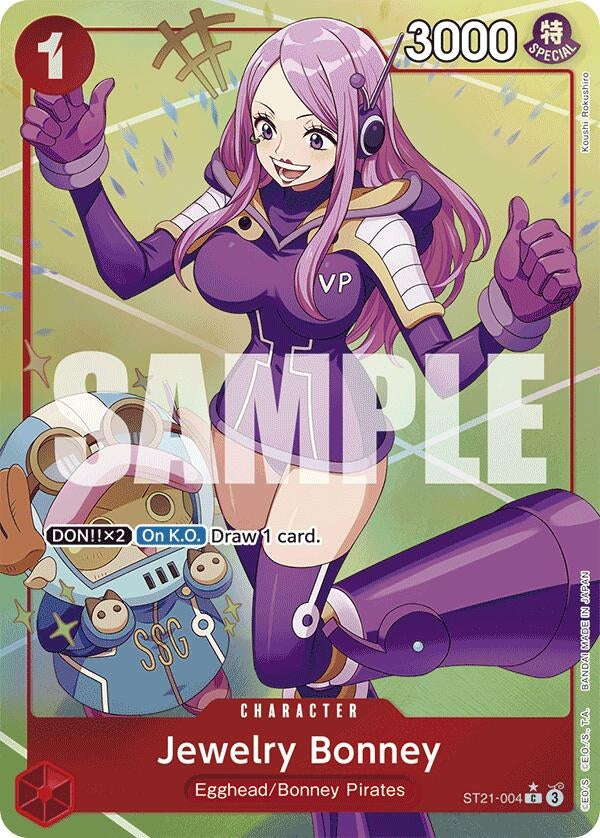 Image for Jewelry Bonney (Parallel) (ST21-004) [Starter Deck EX: Gear 5]