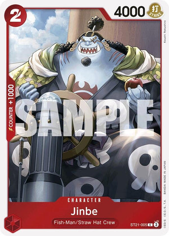 Jinbe (ST21-005) (Starter Deck EX: Gear 5)