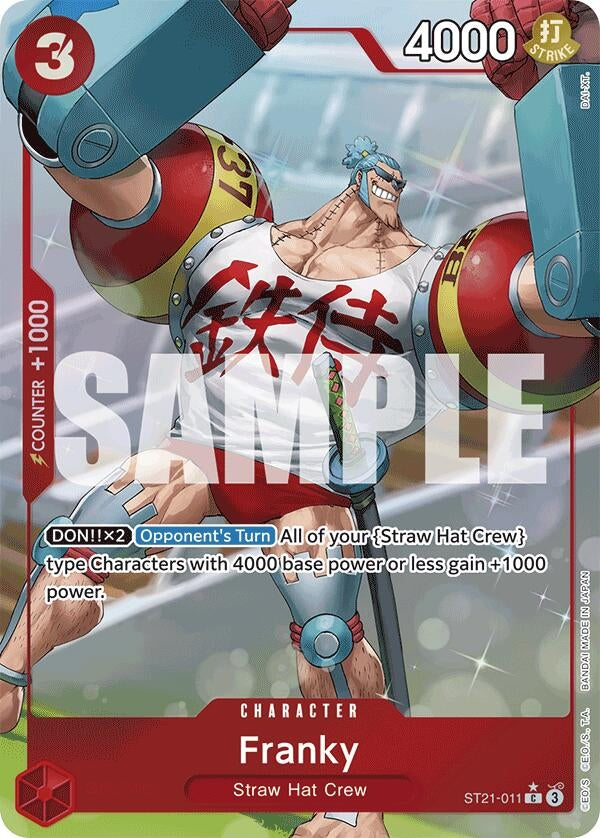 Image for Franky (Parallel) (ST21-011) [Starter Deck EX: Gear 5]