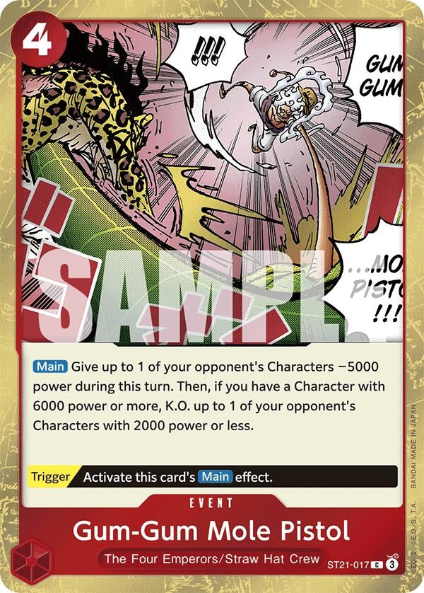 Image for Gum-Gum Mole Pistol (ST21-017) [ST21]