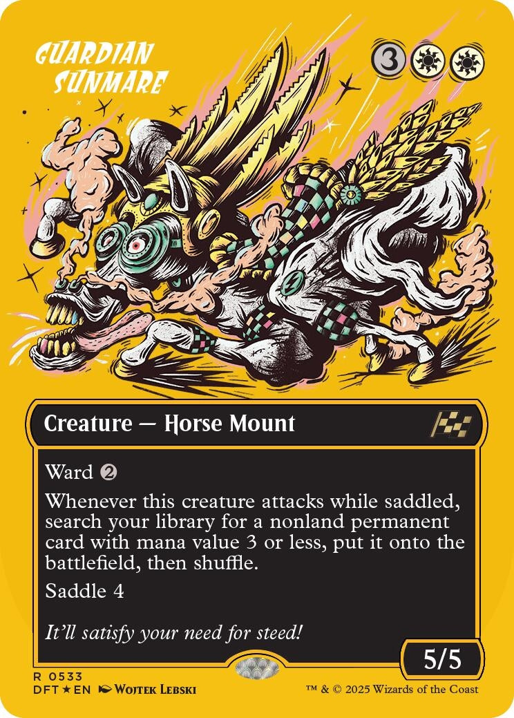 Image for Guardian Sunmare (Borderless) (First-Place Foil) (533) (DFT)