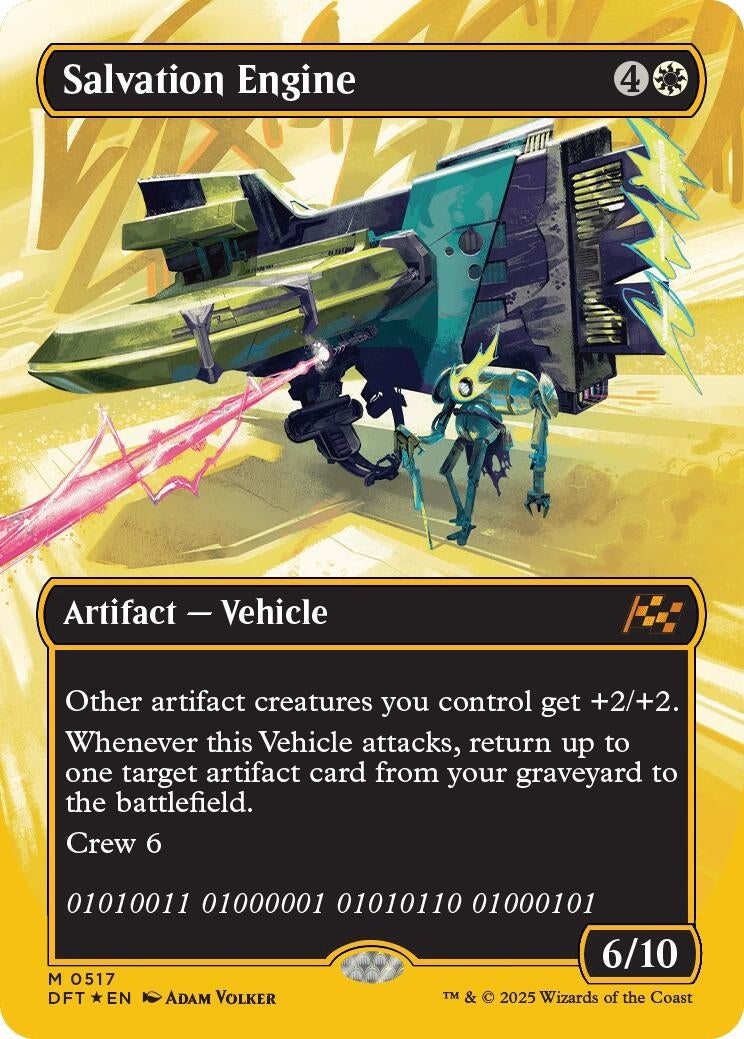 Image for Salvation Engine (Borderless) (First-Place Foil) (517) (DFT)