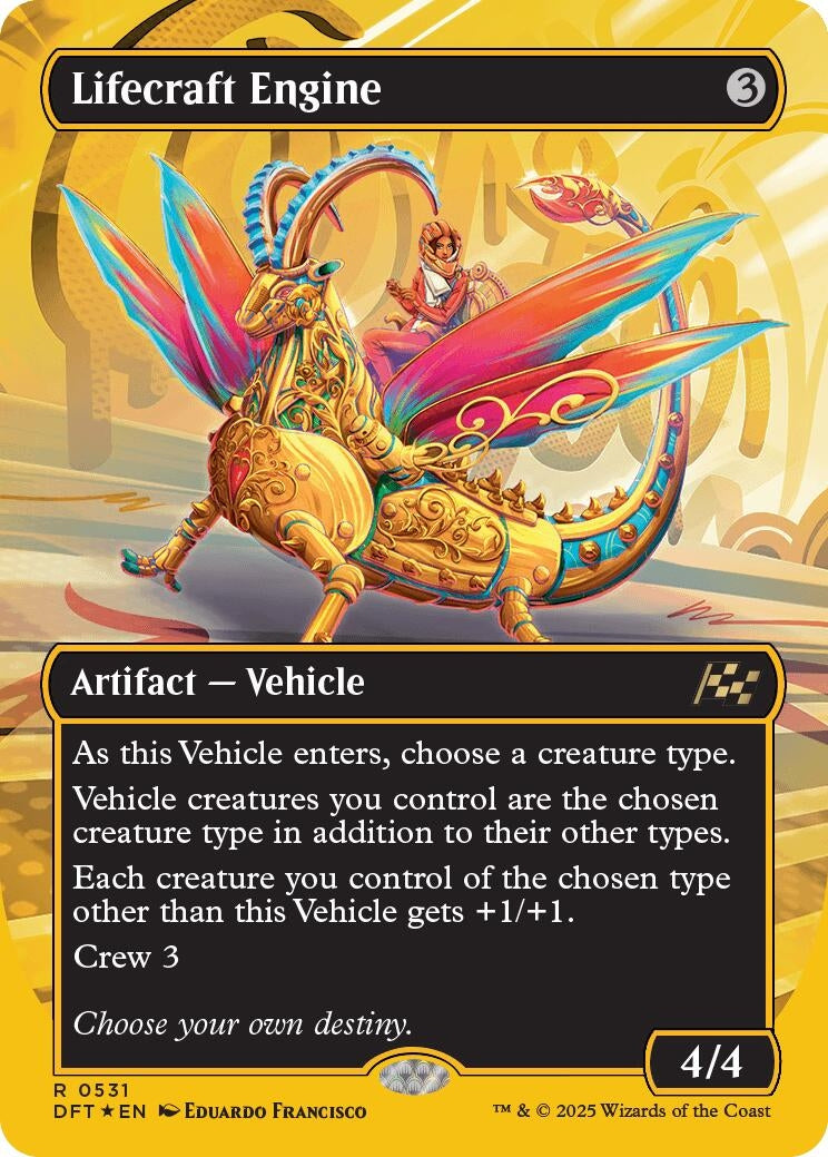 Image for Lifecraft Engine (Borderless) (First-Place Foil) (531) (DFT)