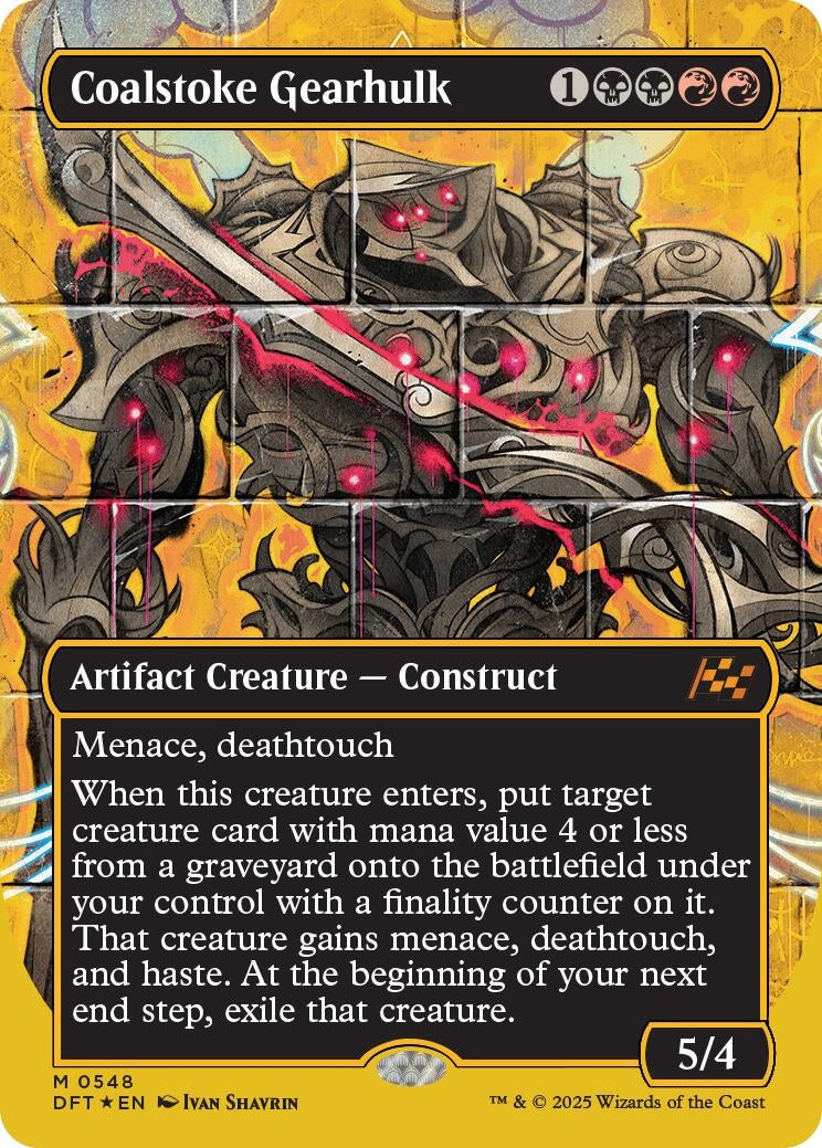 Image for Coalstoke Gearhulk (Borderless) (First-Place Foil) (548) (DFT)