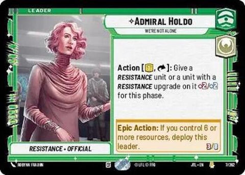 Image for Admiral Holdo - We're Not Alone (007/257) [JTL]