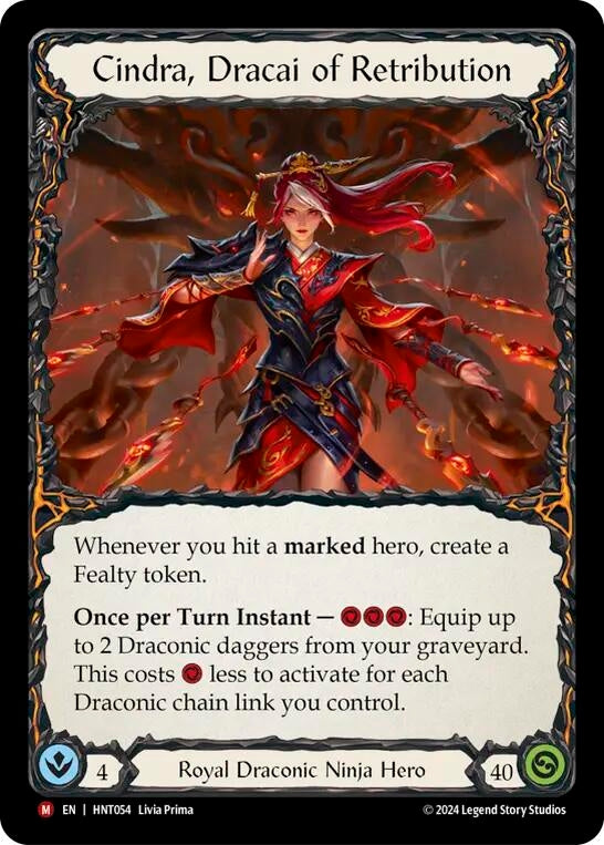 Image for Cindra, Dracai of Retribution (HNT054)