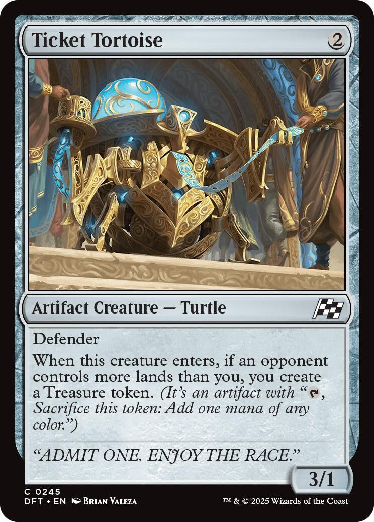 Image for Ticket Tortoise (245) (DFT)