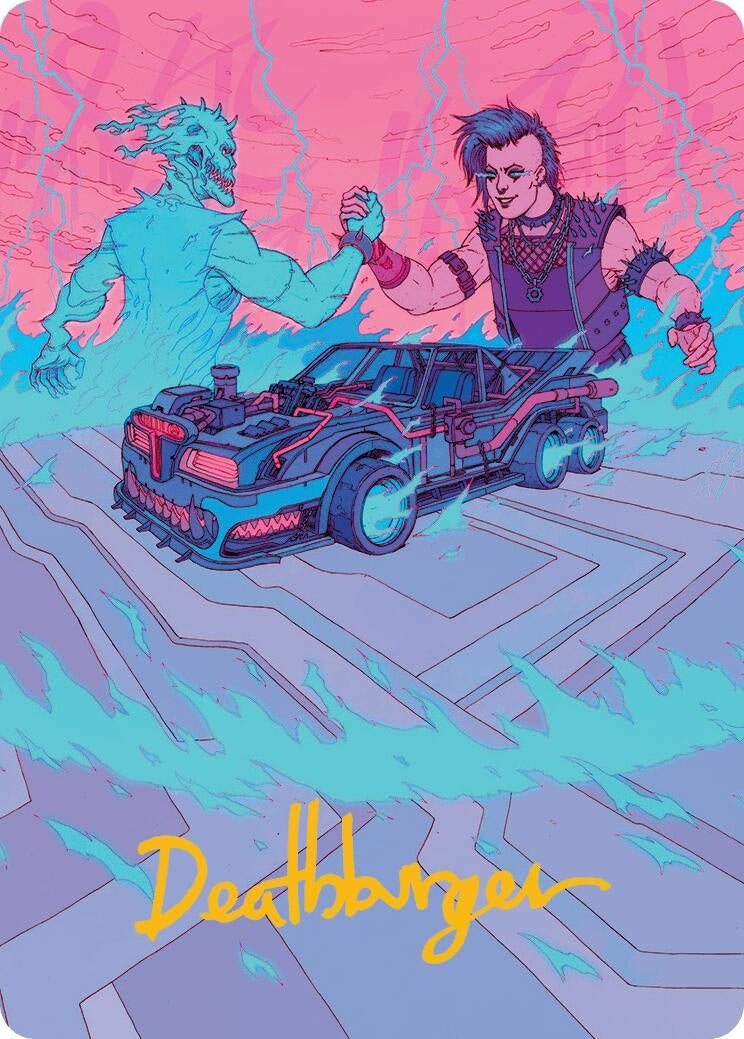 Image for Demonic Junker Art Card (Gold-Stamped Signature) (40) [AADFT]