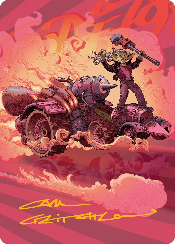 Image for Burner Rocket Art Card (Gold-Stamped Signature) (41) [AADFT]