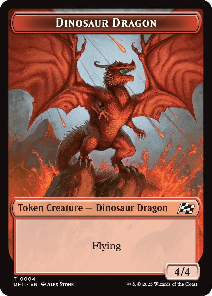 Image for Dinosaur Dragon // Treasure Double-Sided Token (4 // 11) (DFT)