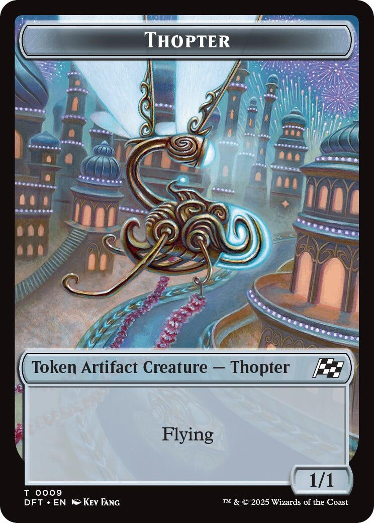 Image for Thopter (0009) // Treasure Double-Sided Token (9 // 11) (DFT)