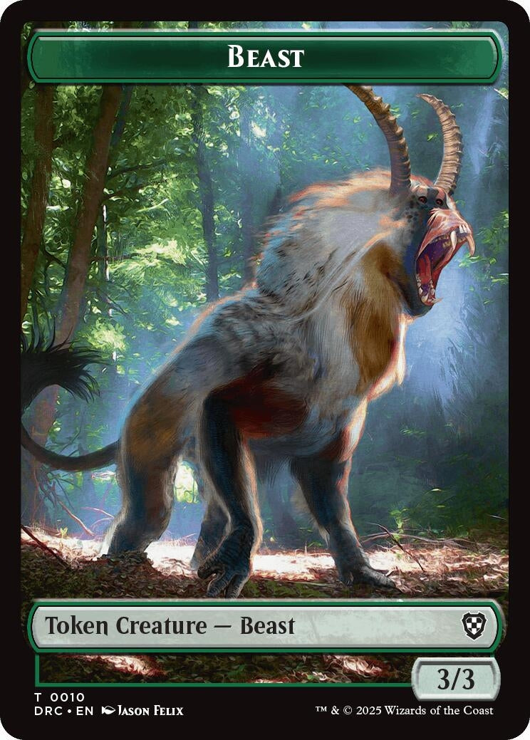 Image for Beast (0010) // Beast (0011) Double-Sided Token (10 // 11) (DRC)
