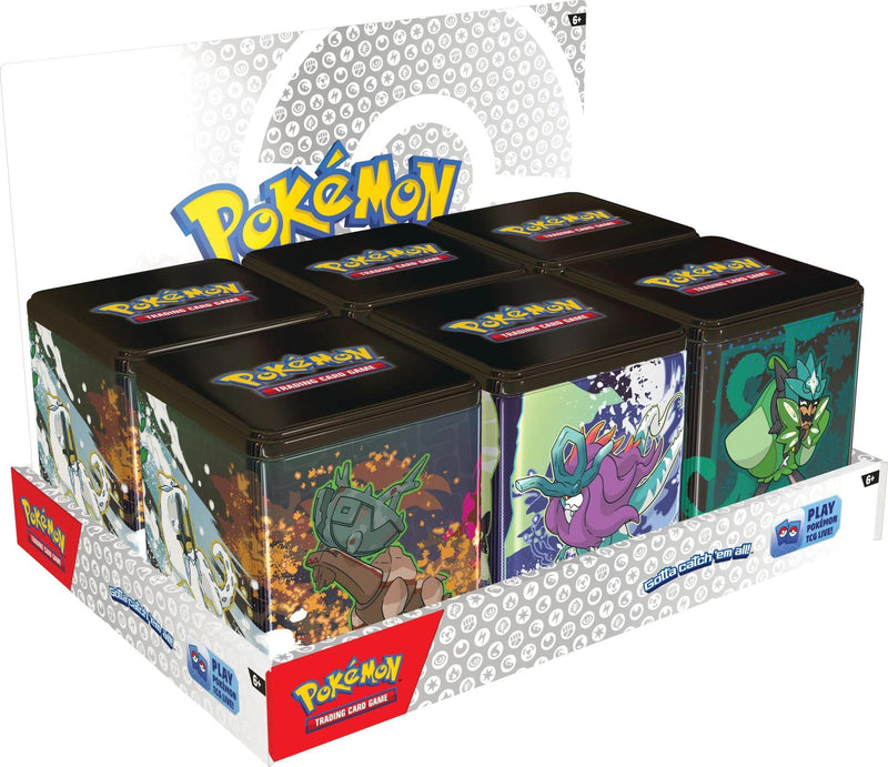 Image for Pokemon Stacking Tins: Treasures of Ruin-Paradox Pokémon-Ogerpon Display - Pokemon