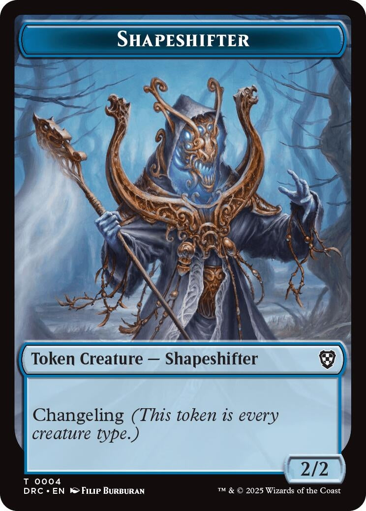 Image for Shapeshifter // Zombie (0003) Double-Sided Token (4 // 3) (DRC)