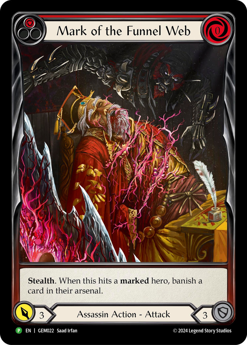 Image for Mark of the Funnel Web (Red) (GEM022) [GEM]