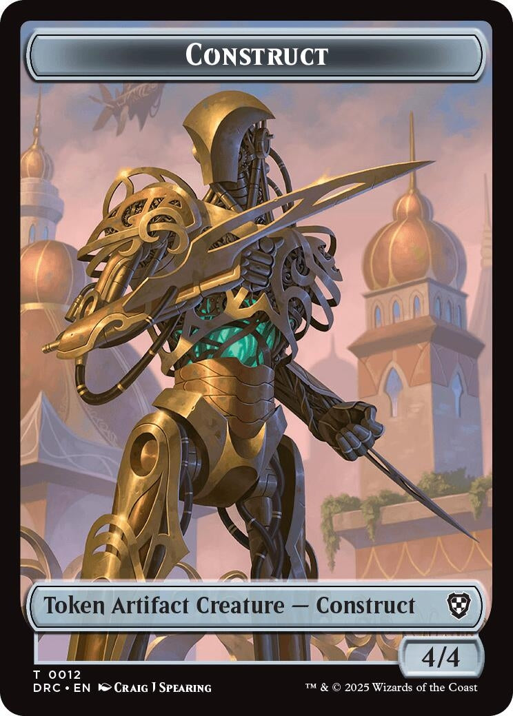 Image for Construct // Beast (0011) Double-Sided Token (12 // 11) (DRC)