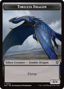 Image for Timeless Dragon // Zombie (0003) Double-Sided Token (6 // 3) (DRC)