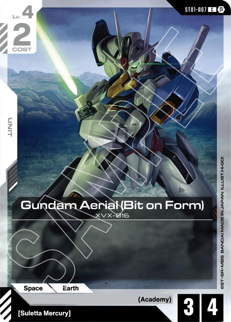 Image for Gundam Aerial (Bit on Form) (ST01-007) [GD01_b]