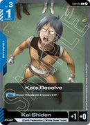 Image for Kai's Resolve (ST01-013) [GD01_b]