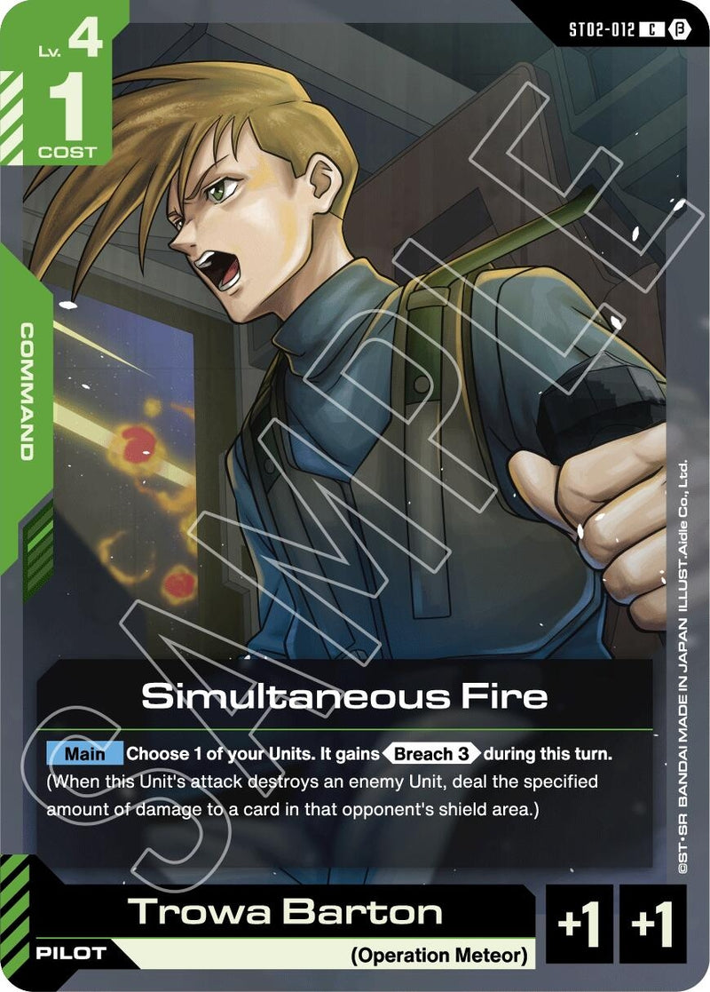 Image for Simultaneous Fire (ST02-012) [GD01_b]