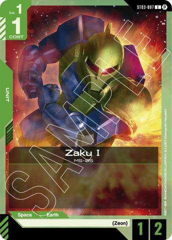 Image for Zaku I (ST03-007) [GD01_b]