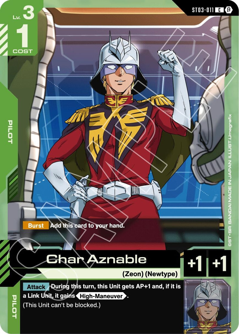 Image for Char Aznable (ST03-011) [GD01_b]