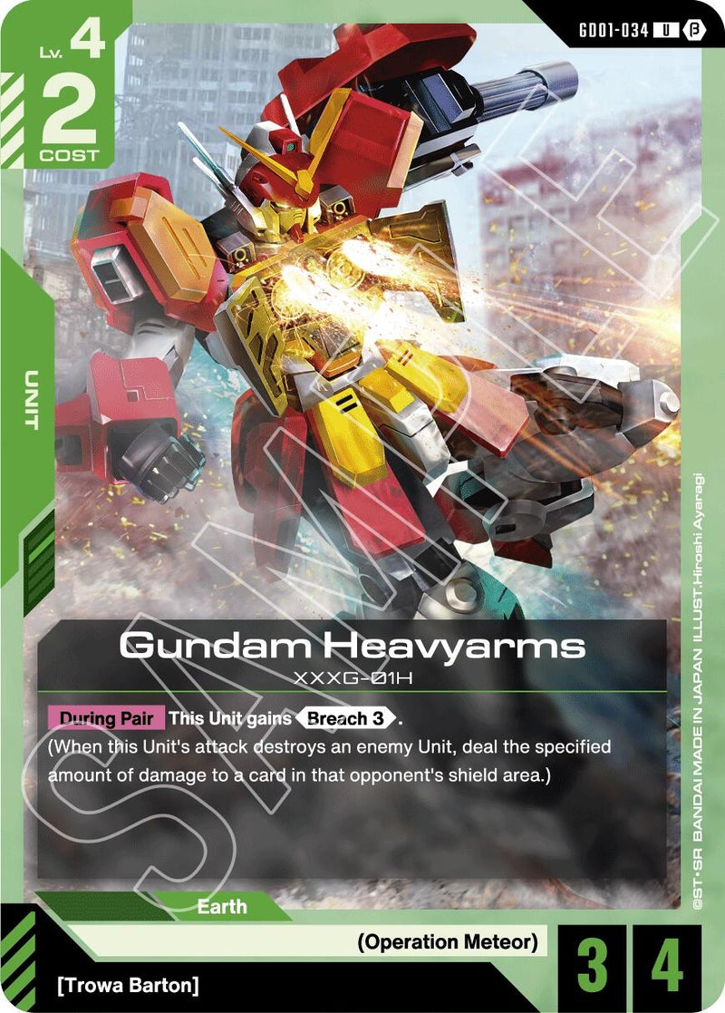Image for Gundam Heavyarms (GD01-034) [GD01_b]