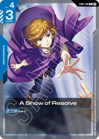 Image for A Show of Resolve (GD01-100) [GD01_b]