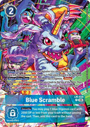 Image for Blue Scramble (Alternate Art) (LM-028 P) (Starter Deck 21: Hero of Hope) (ST-21) - Digimon Card Game