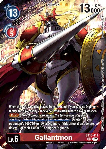 Image for Gallantmon (Limited Card Pack) (BT13-111 SEC) (World Convergence) (BT-21) - Digimon Card Game