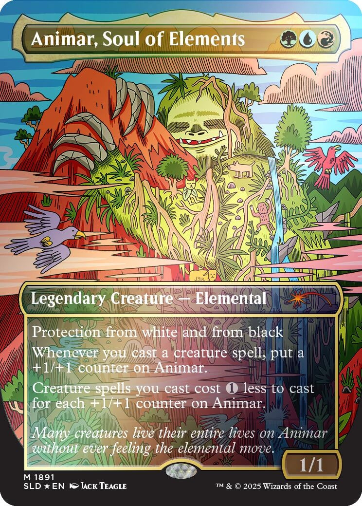 Image for Animar, Soul of Elements (Rainbow Foil) (1891) [SLD]