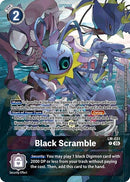 Image for Black Scramble (Alternate Art) (LM-031 P) (Starter Deck 20: Protector of Light) (ST-20) - Digimon Card Game