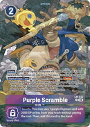 Image for Purple Scramble (Alternate Art) (LM-032 P) (Starter Deck 20: Protector of Light) (ST-20) - Digimon Card Game