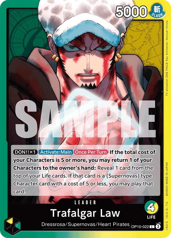 Image for Trafalgar Law (022) (OP10-022) [OP10]