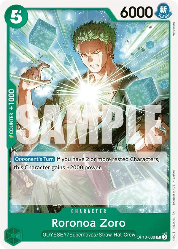 Image for Roronoa Zoro (038) (OP10-038) [Royal Blood]