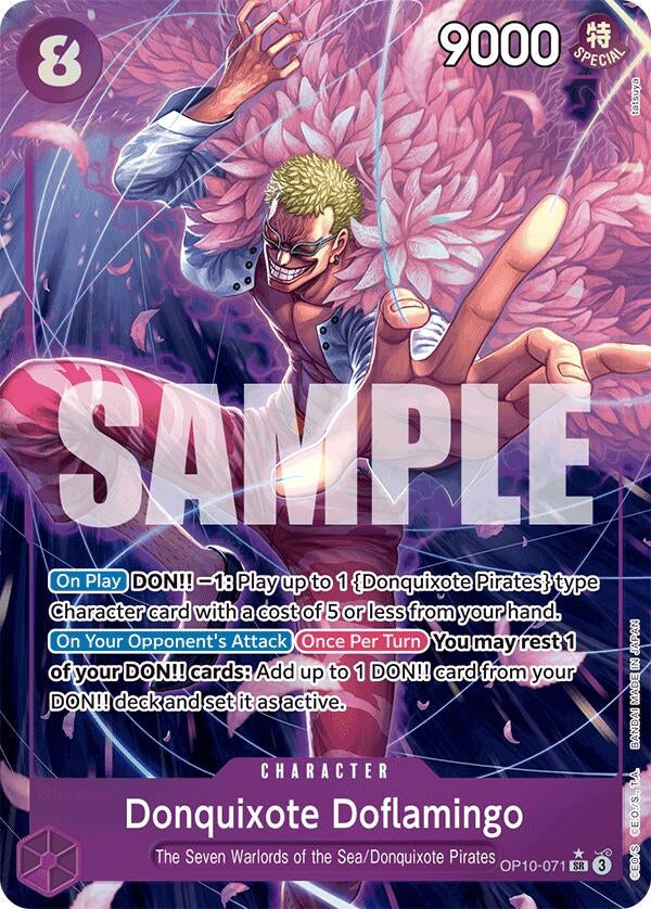Image for Donquixote Doflamingo (Parallel) (OP10-071) [Royal Blood]