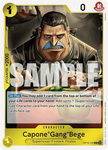 Image for Capone"Gang"Bege (OP10-103) [Royal Blood]