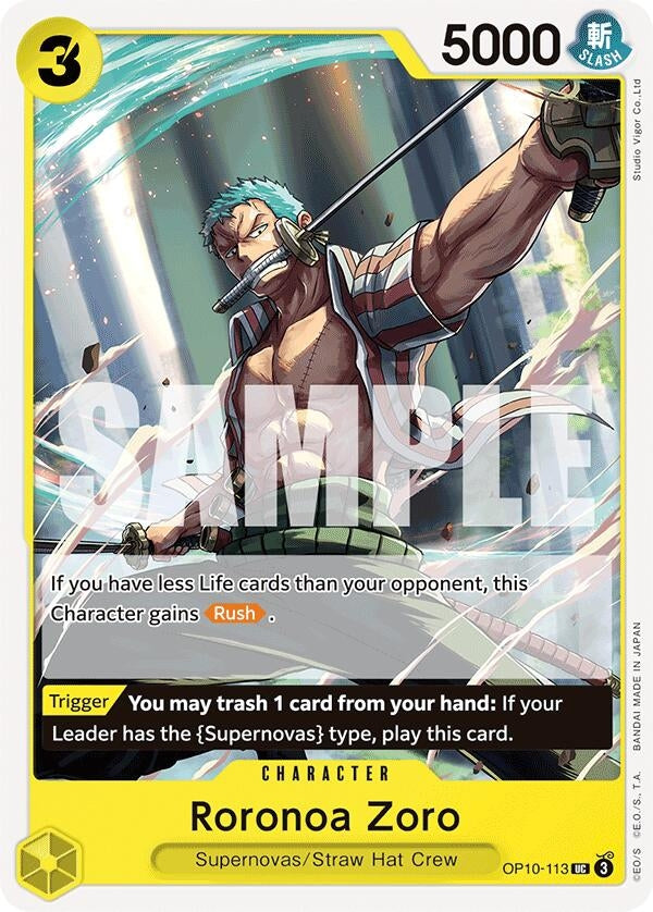 Image for Roronoa Zoro (113) (OP10-113) [Royal Blood]
