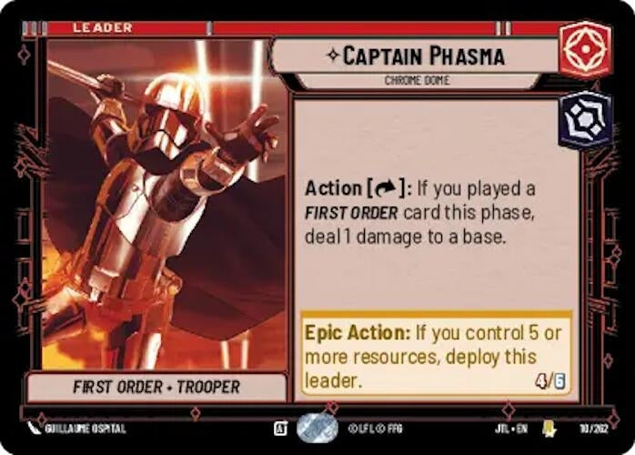 Image for Captain Phasma - Chrome Dome (010/257) [JTL]