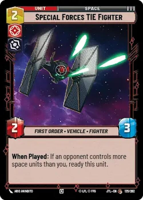 Image for Special Forces TIE Fighter (135/257) [JTL]