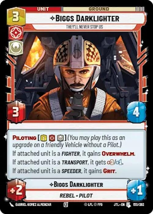 Image for Biggs Darklighter - They'll Never Stop Us (150/257) [JTL]